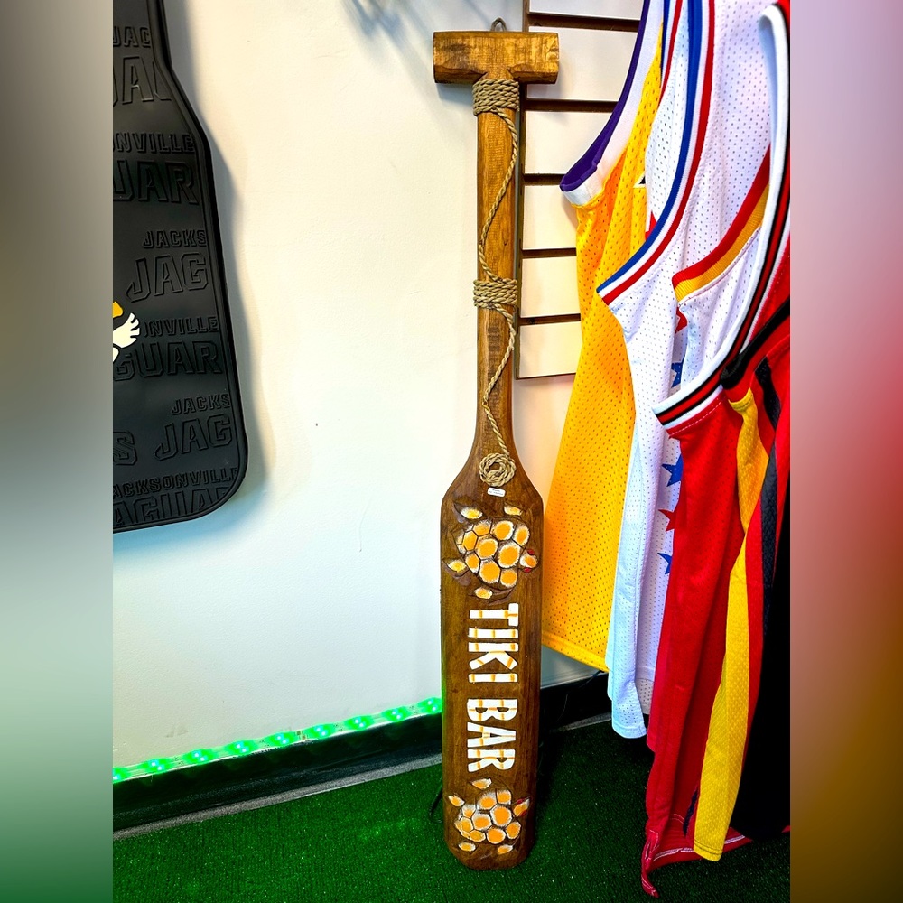 Tiki Bar Wooden Paddle